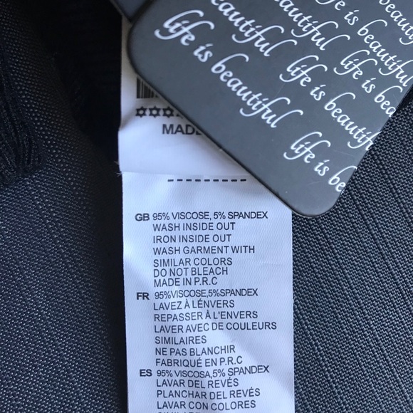 NWOT Smashed Lemon turtleneck fitted dress - Picture 9 of 10